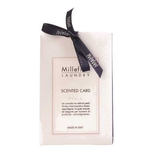 Ароматическая карточка Millefiori Milano Жемчужина Laundry Scented Card Perla 3 шт в Аквафор