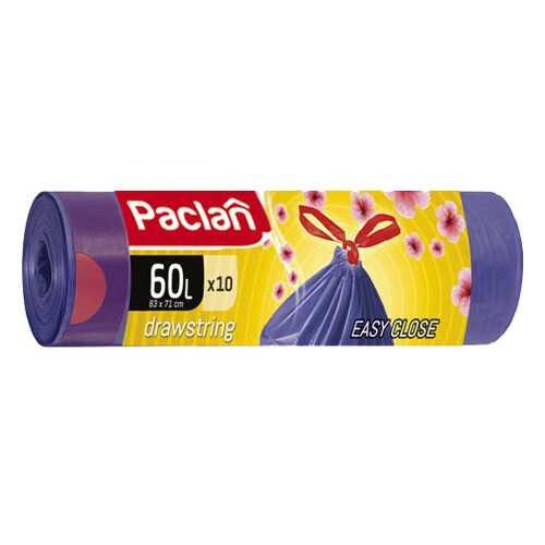 Мешки для мусора Paclan Aroma 60 л с завязками 10 шт в Аквафор