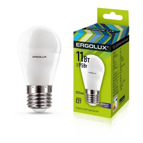 Лампа светодиодная ERGOLUX LED-G45-11W-E27-3K 13630 в Аквафор